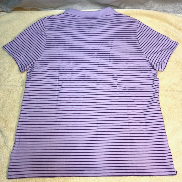 Laura Scott Polo, Purple Striped, XL Petite, NWT! - Picture 7 of 10